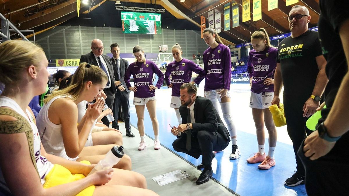 A Sopron edzője Gáspár Dávid szerint nagyon fontos lesz a taktika az első Euroliga meccsükön. 
