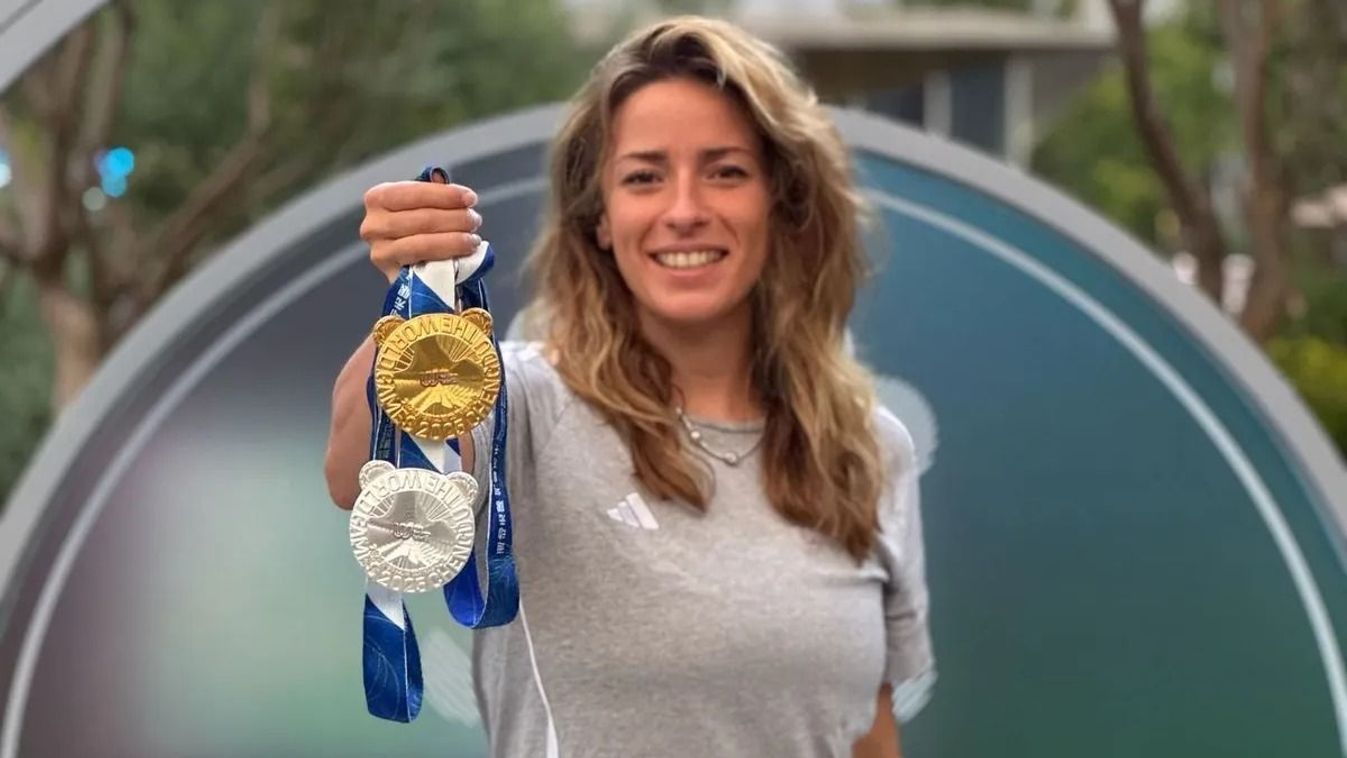 Törőcsik Zsófia előbb a medencében a Világjátékokon, majd a mélységi vb-n lett a világ legjobbja