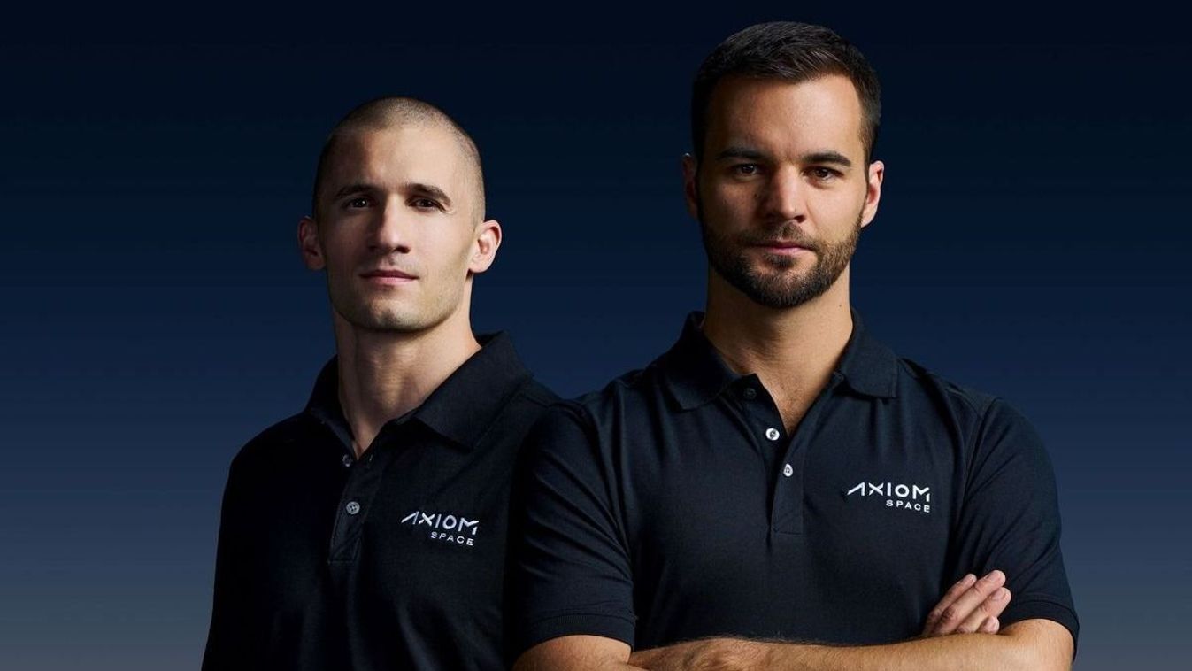 Cserényi Gyula és Kapu Tibor kutatóűrhajósok. Forrás: HUNOR - Magyar Űrhajós Program