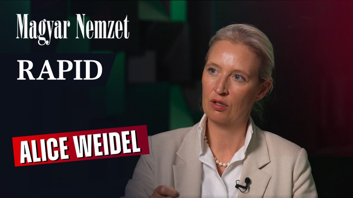 Exkluzív interjú – Alice Weidel: A budapesti békecsúcs erős üzenet Európának