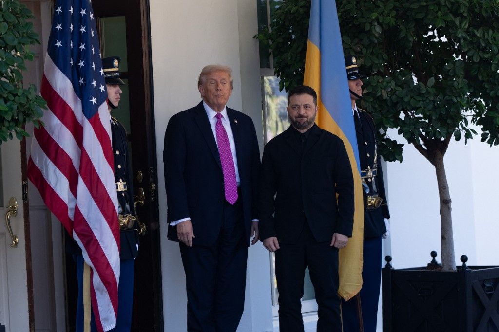 Trump arra próbálta rávenni Zelenszkijt, hogy adjon át bizonyos területeket Oroszországnak (Fotó: ANDREW LEYDEN / NurPhoto)