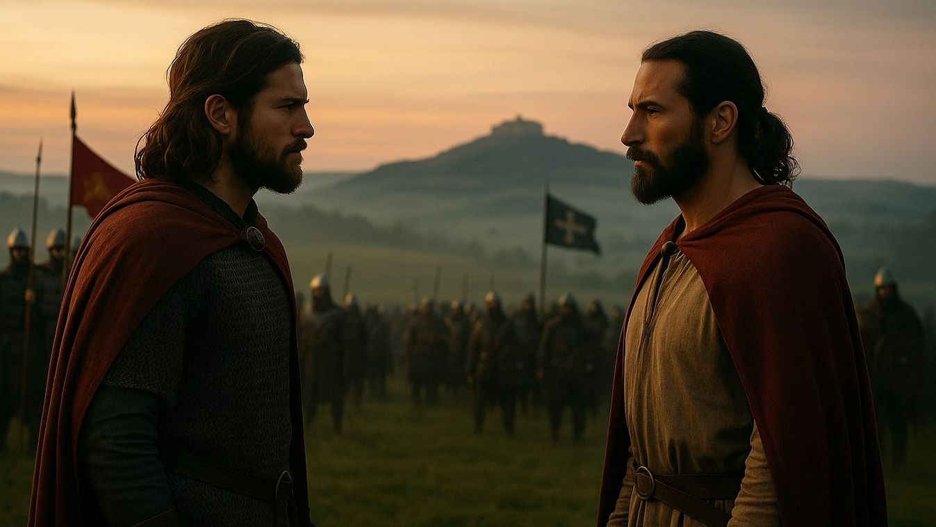 Koppány és István utolsó találkozása a végső harc előtt