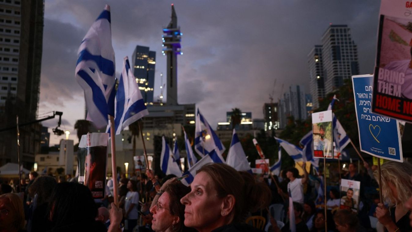 A túszok szabadulását várja Izrael (Fotó: AFP)