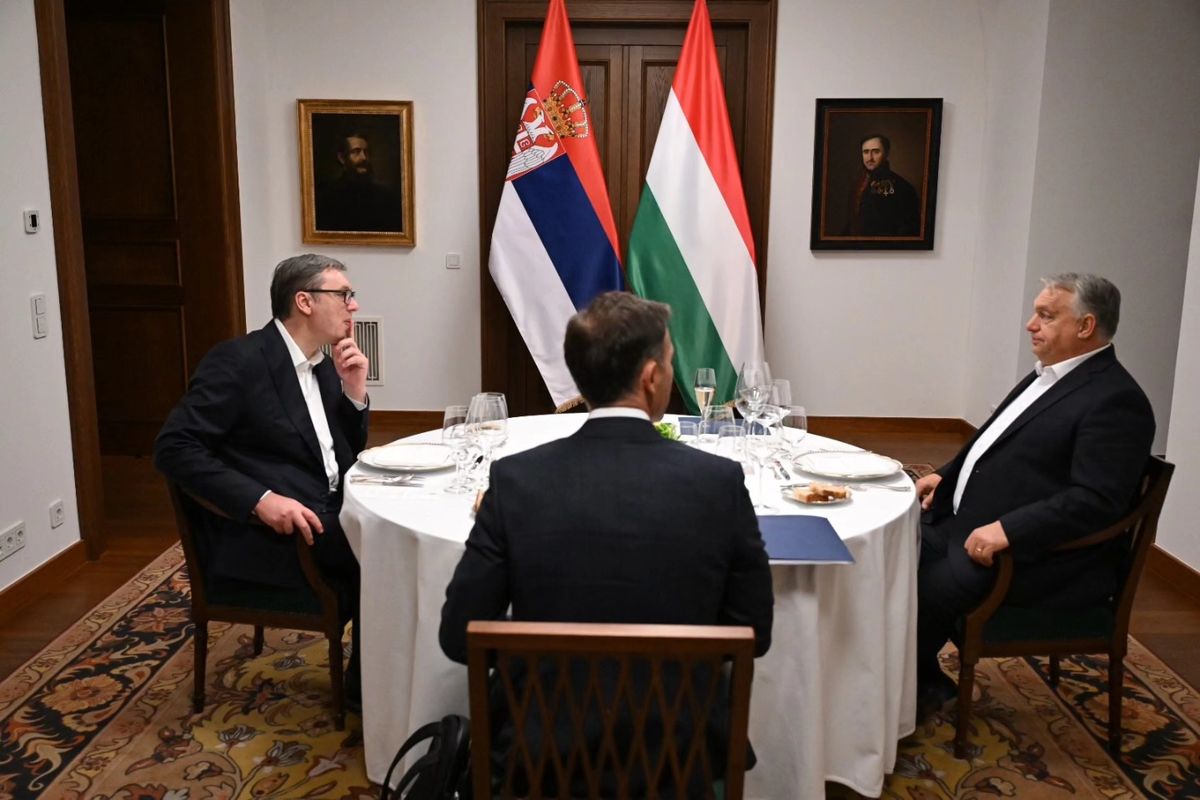 Alekszandar Vucsics és Orbán Viktor Forrás: Facebook