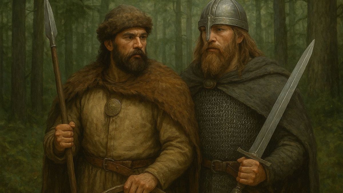 Viking és magyar harcos.