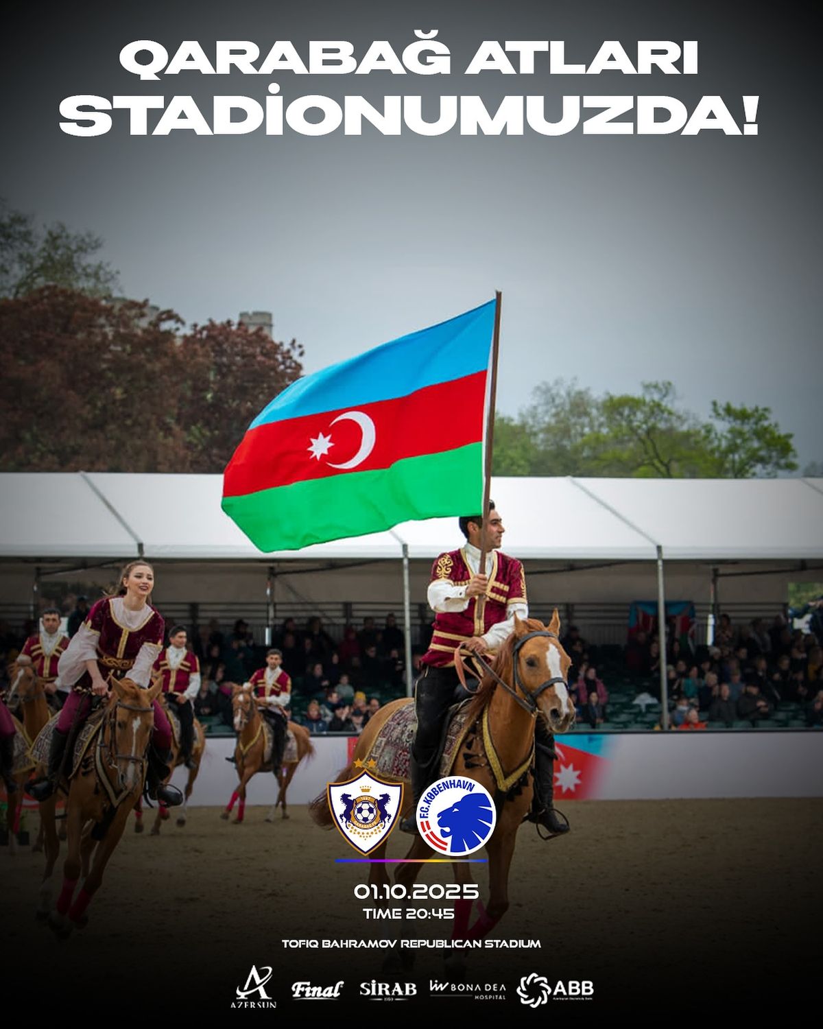 A Qarabag látványos műsorral készült