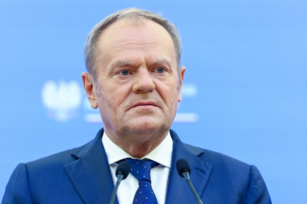 Donald Tusk leszerepelt a lengyel gazdák előtt.