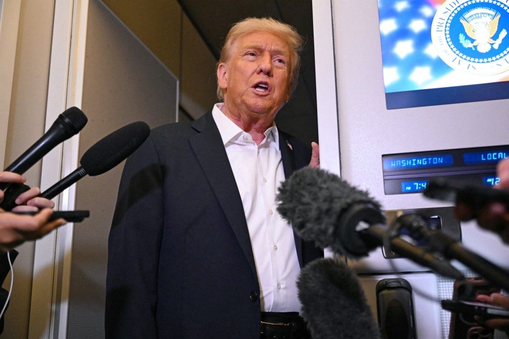 Donald Trump amerikai elnök (Fotó: AFP)