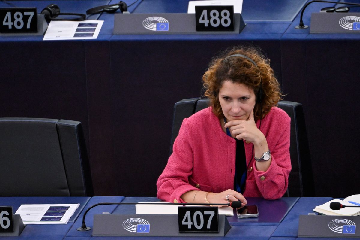Lakos Eszter tiszás EP-képviselő beismerte, történt adatszivárogtatás (Fotó: Purger Tamás / MTI)