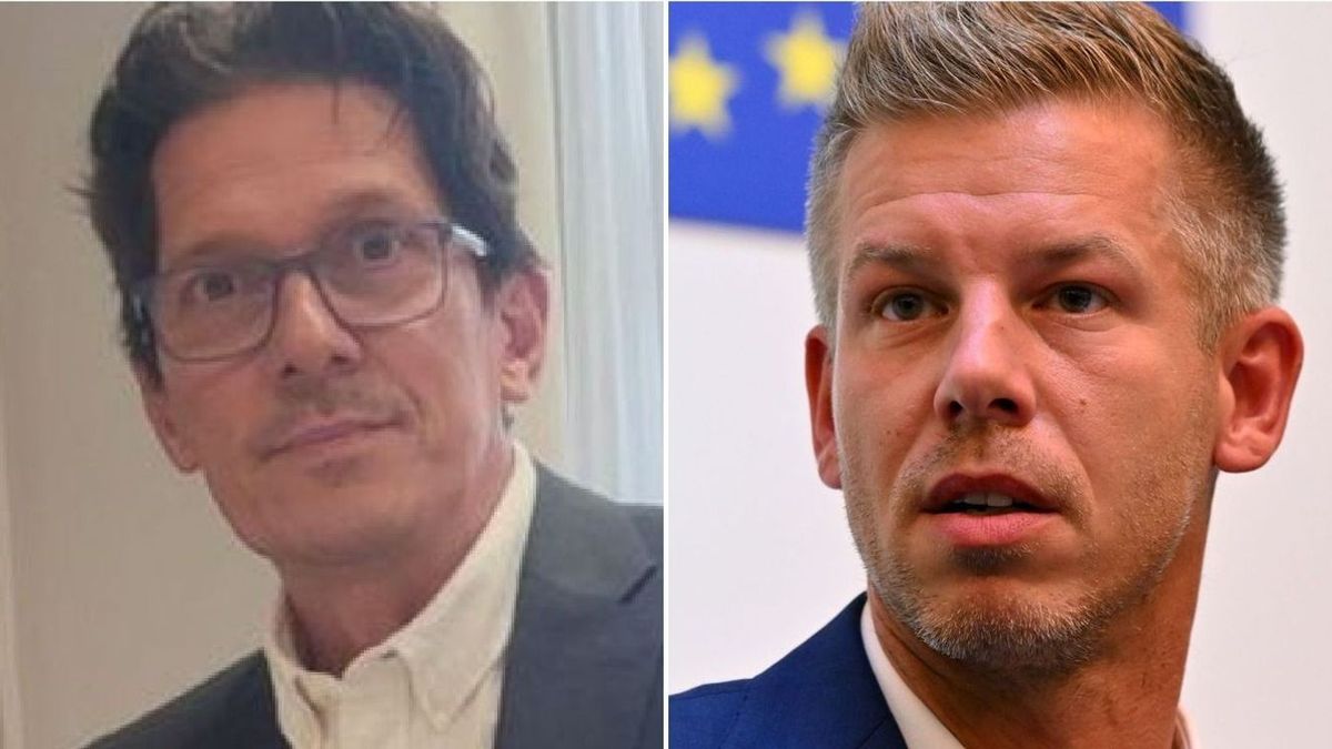 Túri Péter és Magyar Péter (Fotó: Kisalföld/Barki Andrea)