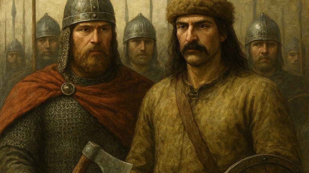 Viking és magyar harcos a bizánci seregben.