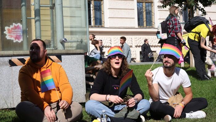 pécsi Pride felvonulás