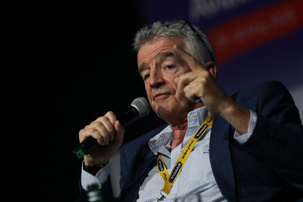 Michael O’Leary az EU-t kritizálta, amiért nem biztosít védelmet az európai repülőtereknek (Fotó: KLAUDIA RADECKA / NurPhoto)