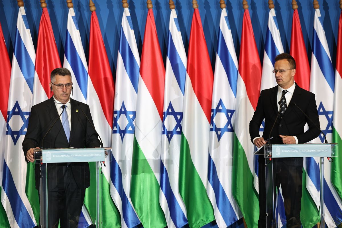 Szijjártó Péter külgazdasági és külügyminiszter hivatalos látogatás keretében fogadja Gideon Sa’ar urat, Izrael Állam külügyminiszterét