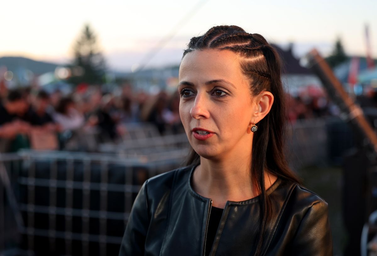 Szerencs, 2025. augusztus 24.
Koncz Zsófia családokért felelős államtitkár Szerencsen, az Artúr Napok Fesztiválon 2025. augusztus 24-én.
MTI/Vajda János