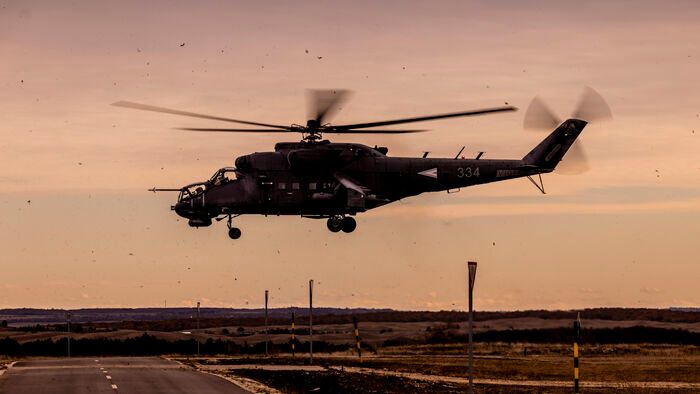 Mi-24 helikopteres lövészet Honvédség honvédelem