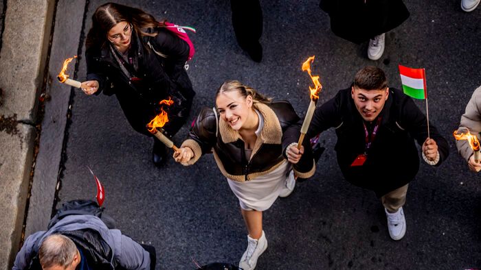 fáklyás emlékmenet 1956-os forradalom október 23.