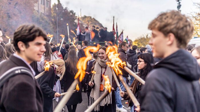 fáklyás emlékmenet 1956-os forradalom október 23.