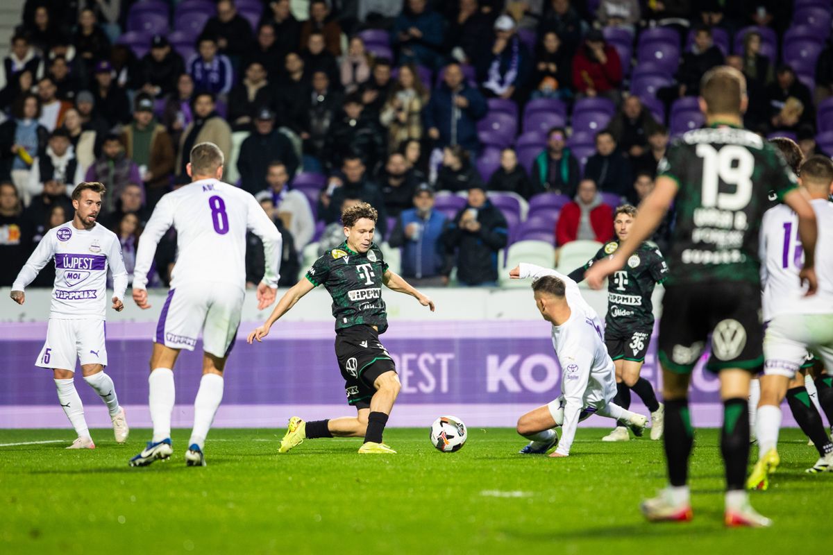 Tóth Alexet is le kellett cserélni az Újpest–FTC derbi végén – mint kiderült, ez még csak a Fradi harmadik játékmegszakítása volt