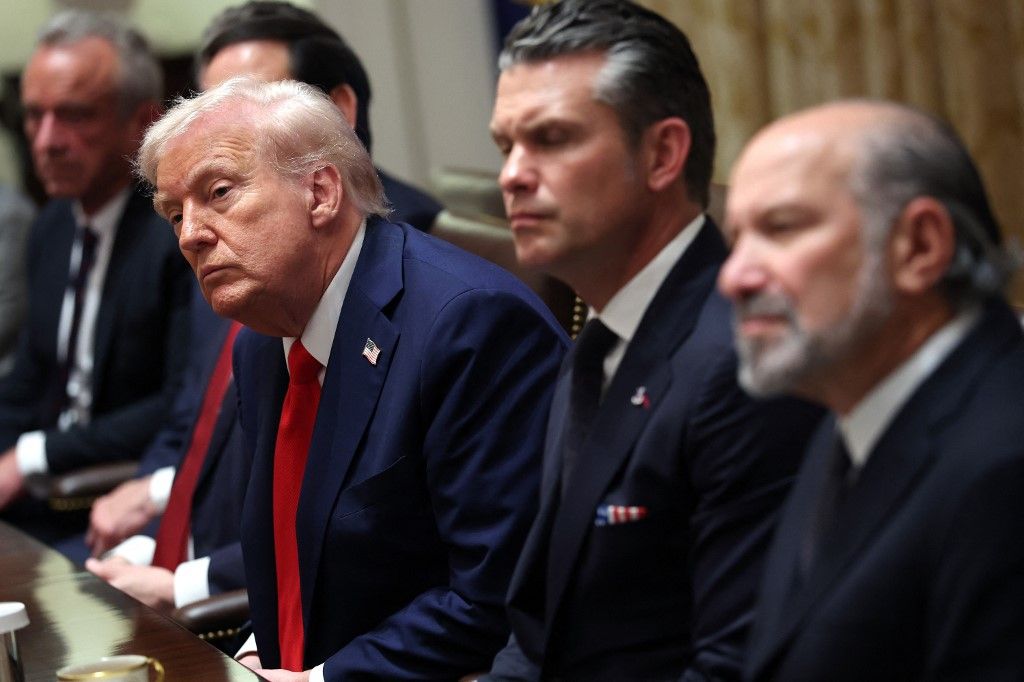 Béke: Trump elhozza a megnyugást (Fotó: AFP)