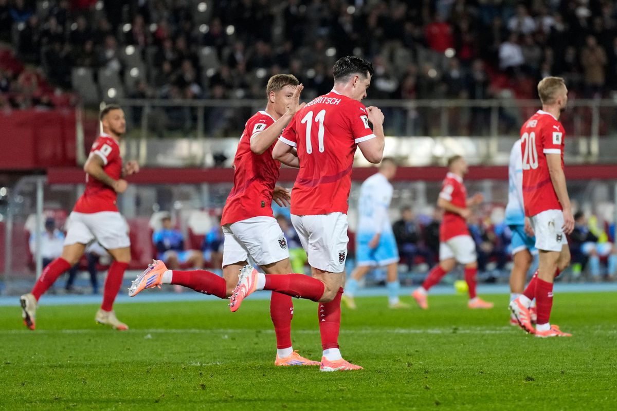 A keddi vb-selejtezők legnagyobb győzelmét a tíz gólig jutó Ausztria aratta