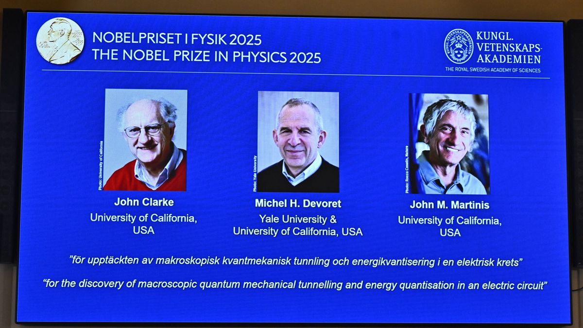 Három tudósnak ítélték oda idén a fizikai Nobel-díjat