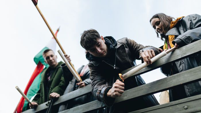 fáklyás emlékmenet