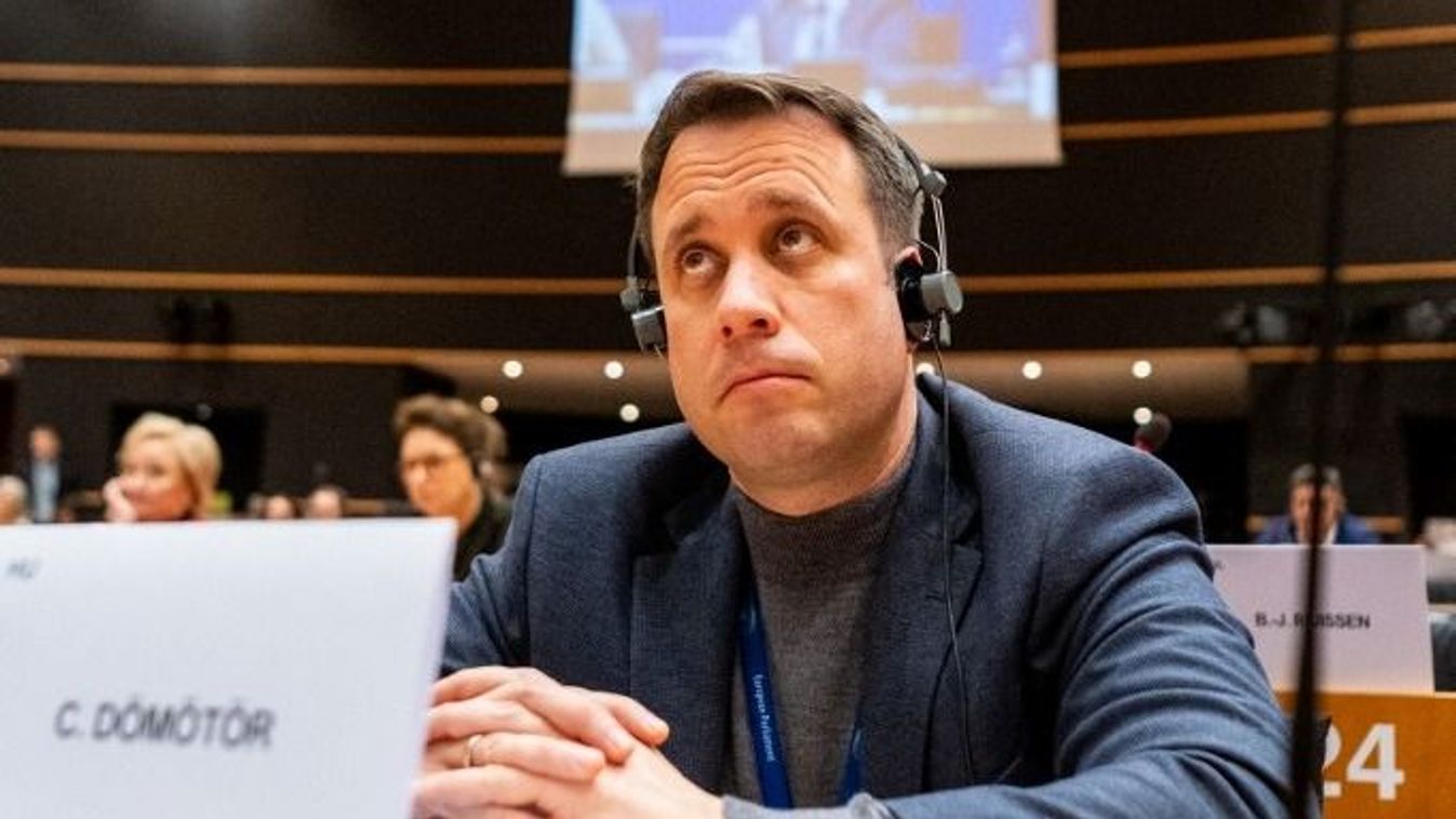 Dömötör Csaba Brüsszelben 