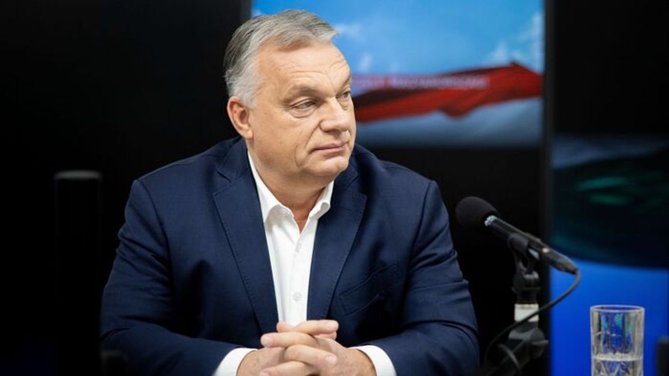 Prime Minister Orban gives an interview to Hungary's public Kossuth Radio (Photo: PM’s Press Office / Benko Vivien Cher)