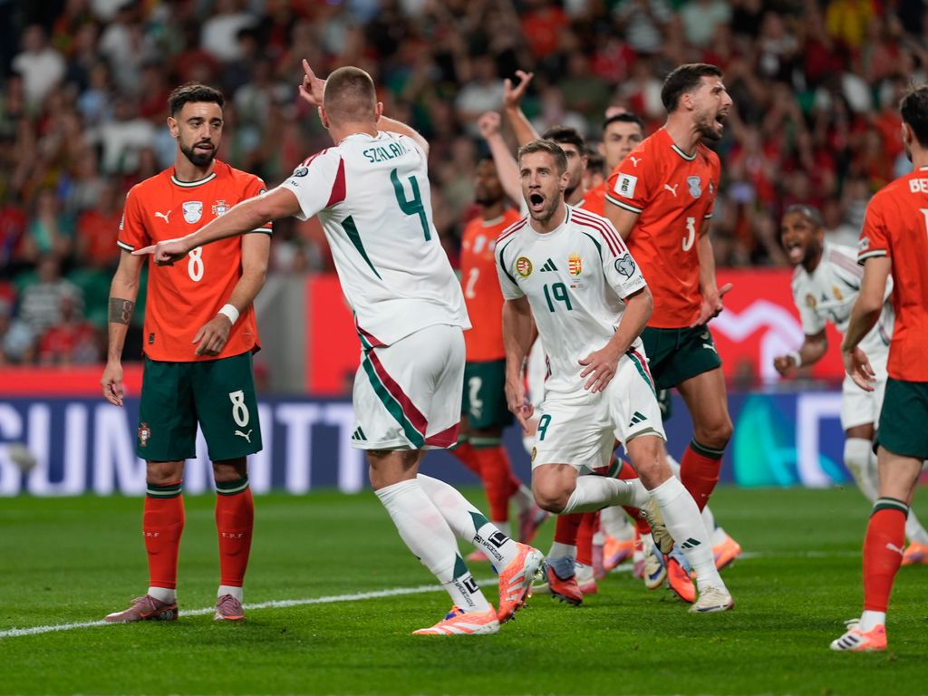 Lisszabon, 2025. október 14.
Portugália - Magyarország labdarúgó világbajnoki selejtező a lisszaboni Estádio José Alvalade stadionban 2025. október 14-én.
