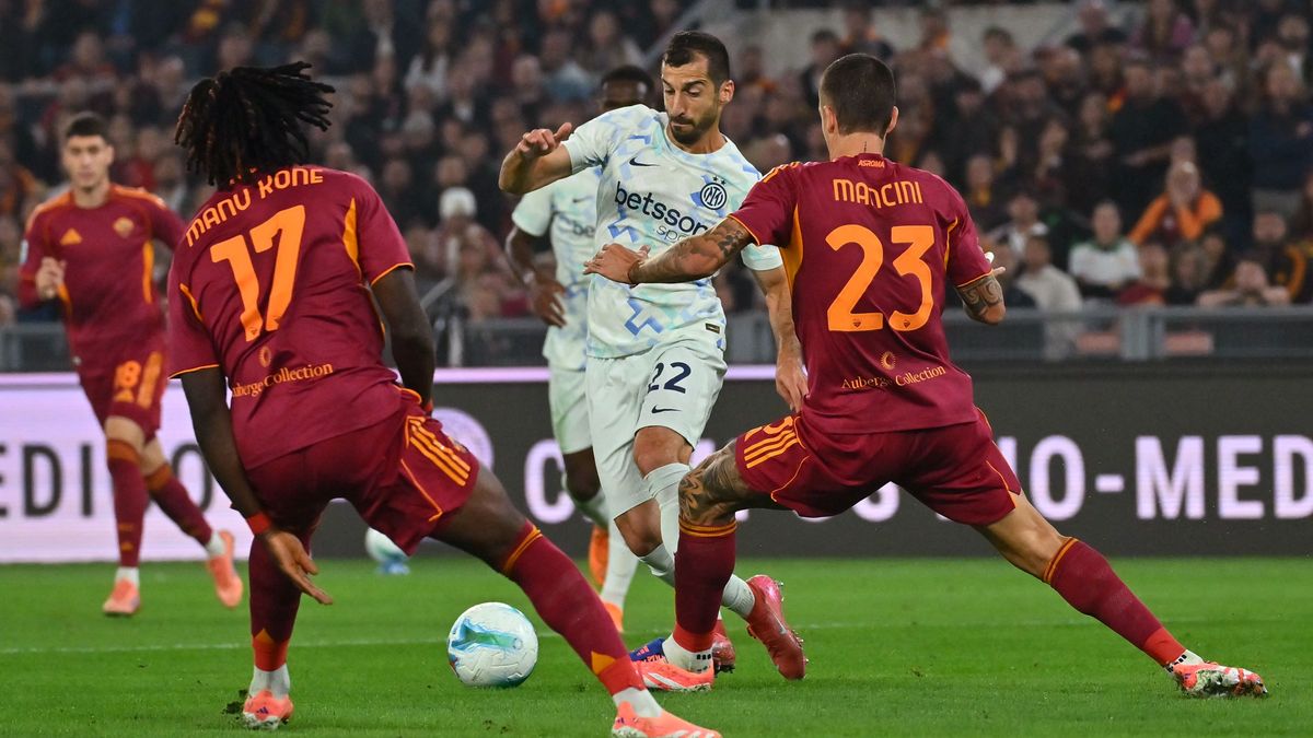 Az Inter a második félidőben inkább az eredmény tartására törekedett az AS Roma ellen.