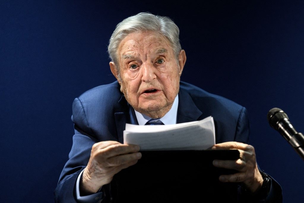 Soros György Fotó: FABRICE COFFRINI / AFP