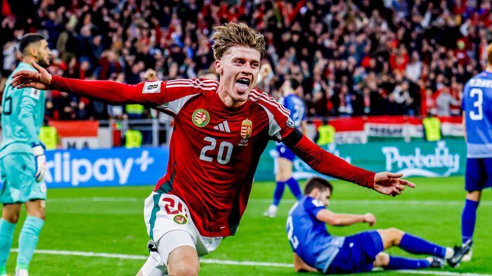 Magyarország - Örményország VB selejtező a Puskás Arénában, magyar válogatott mérkőzés, Gruber gól