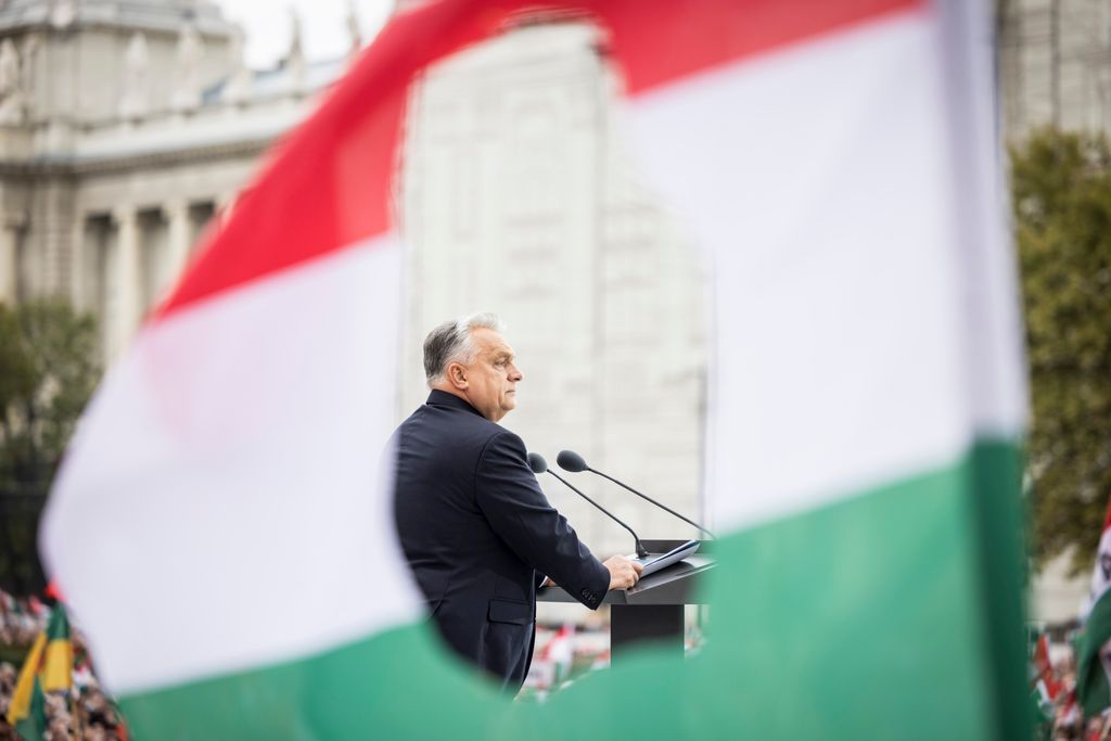 Kossuth tér október 23. 1956-os forradalom Orbán Viktor