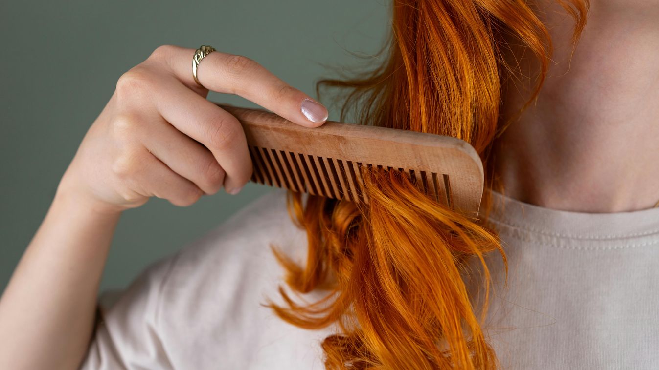 fa fésű, hajápolás, fésű tisztítása