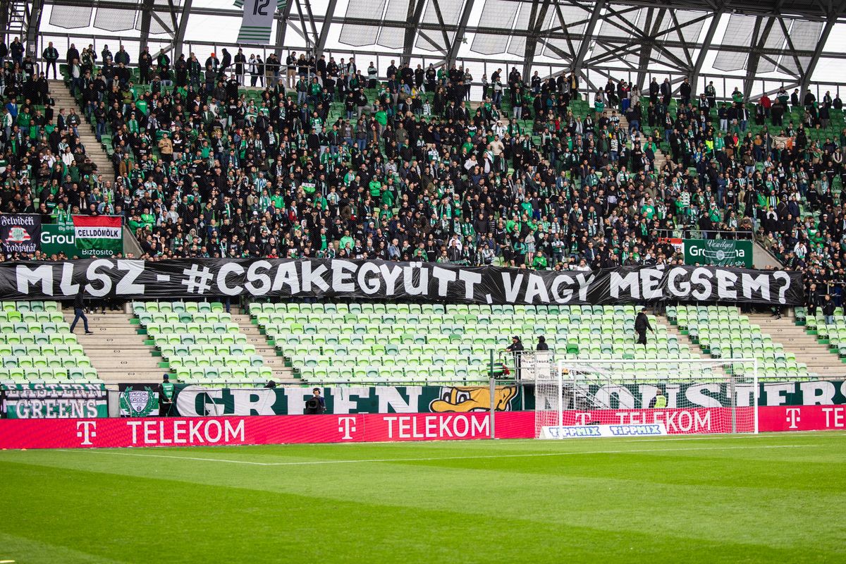 Az FTC szurkolói ismét az MLSZ-nek üzentek