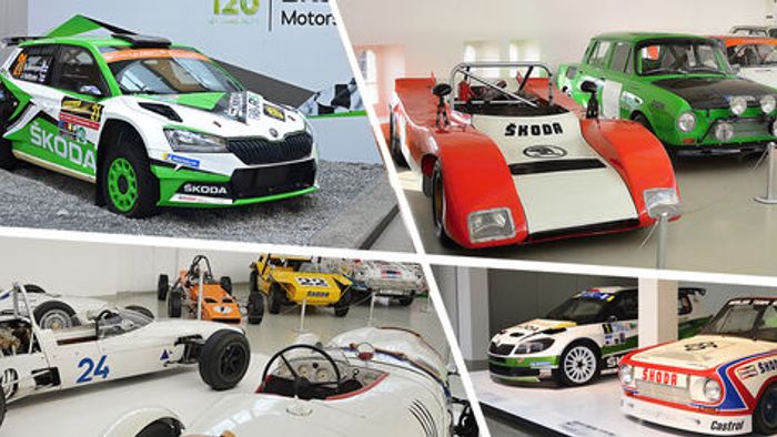 Gyári fotókon a Skoda Múzeum