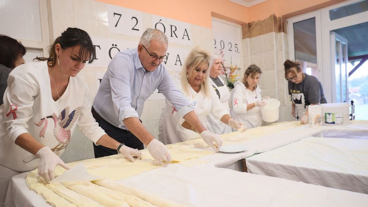 Minden idők legnagyobb rétesével állt elő Penészlek
