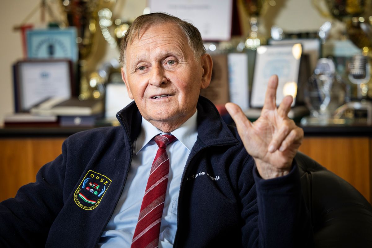 Túrós András rendőrségi vezető volt 30 éven keresztül (Fotó: Ladóczki Balázs)