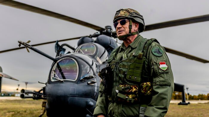 Mi-24 helikopteres lövészet Honvédség honvédelem