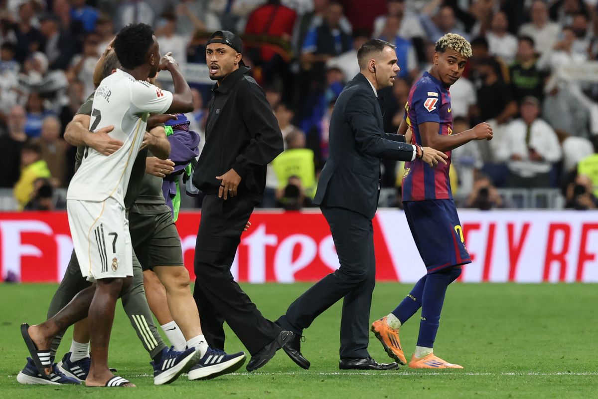 Vinícius Júnior még Lamine Yamallal is összeszólalkozott az el Clásico végén.