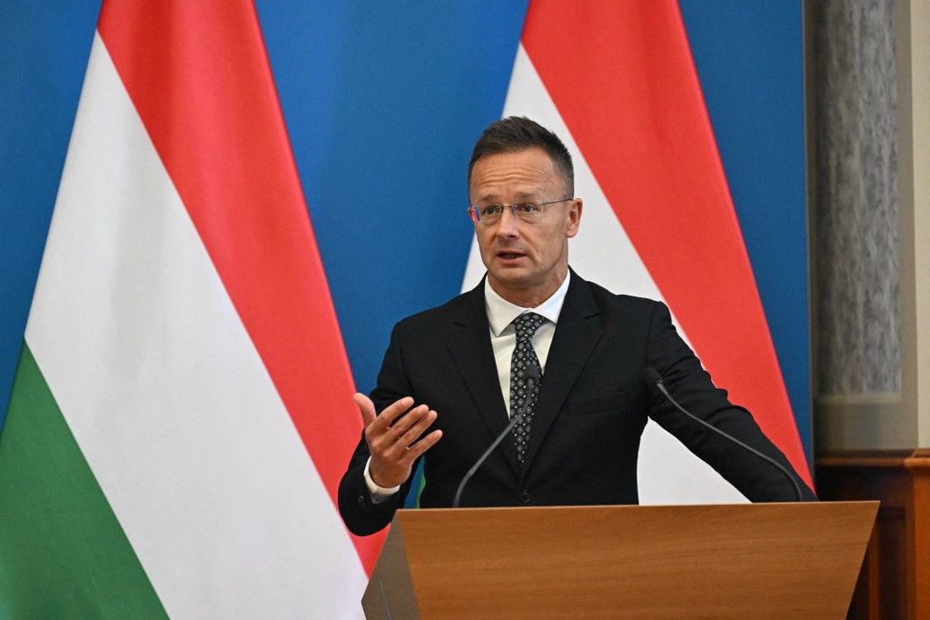Szijjártó Péter magyar külgazdasági és külügyminiszter (Fotó: AFP)