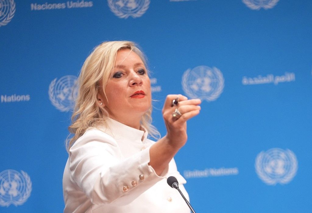Marija Zaharova orosz külügyi szóvivő, az orosz szankciók kapcsán erős figyelmeztetést küldött az EU-nak Fotó: SELCUK ACAR / ANADOLU