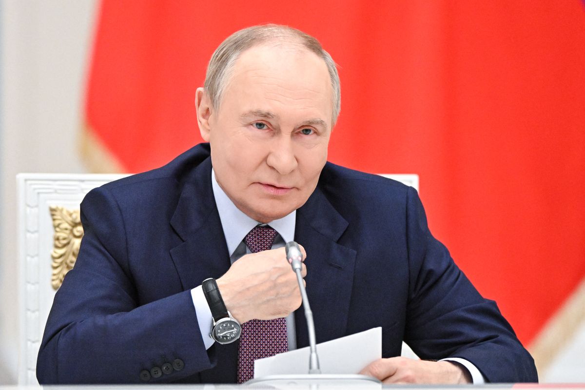 Vlagyimir Putyin orosz elnök Fotó: SERGEI BOBYLYOV / POOL