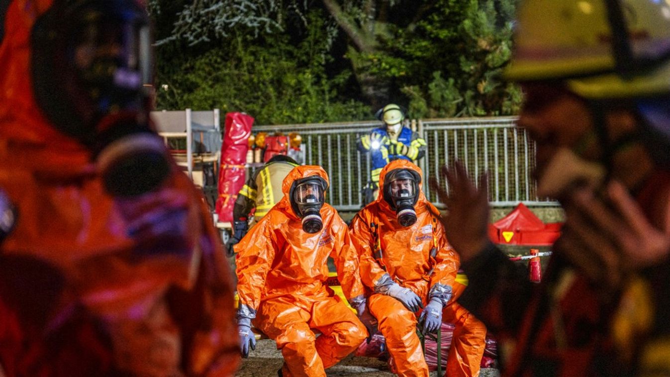 Riasztást adtak ki a németországi Aschaffenburg városában mérgező gázfelhő miatt (Fotó: AFP)