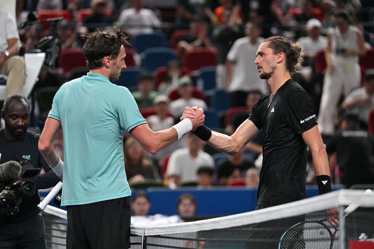Arthur Rinderknech Wimbledon után Sanghajban is a tokiói olimpiai bajnok Alexander Zverev fölé kerekedett