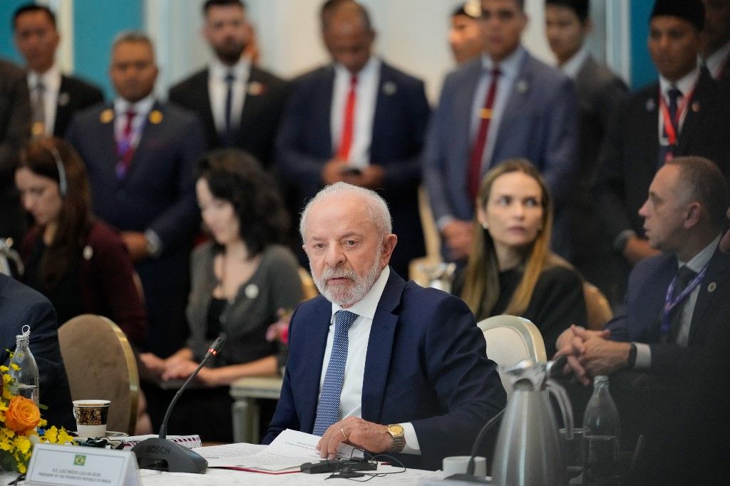 Luiz Inácio Lula da Silva brazil elnök.