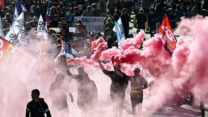 FRANCE-SOCIAL-STRIKE-UNIONS-DEMO
