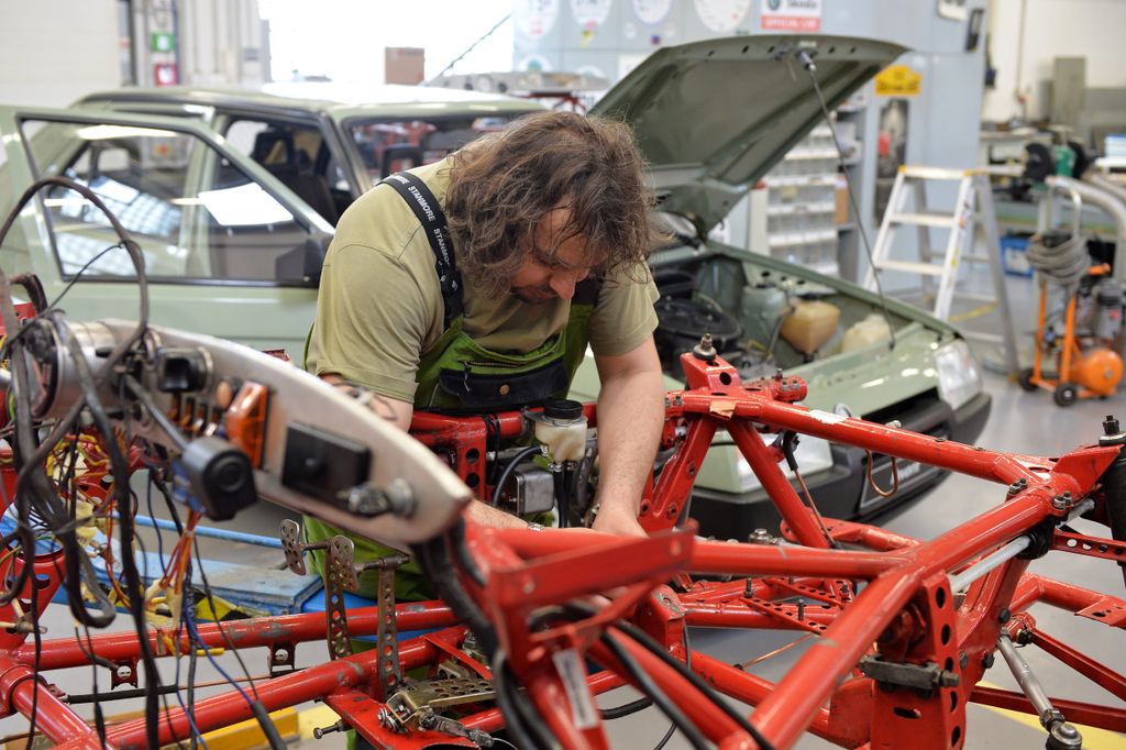 Gyári fotókon a Skoda Múzeum