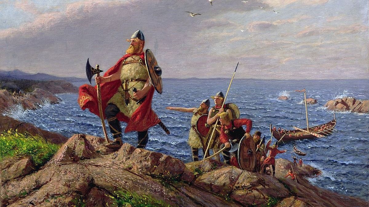 Leif Eriksson felfedezi Amerikát. Forrás: Wikimedia Commons